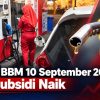 Harga BBM 10 September 2026, Nonsubsidi Naik