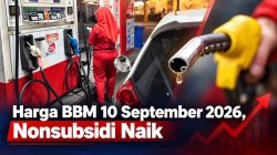 Harga BBM 10 September 2026, Nonsubsidi Naik