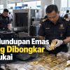 Penyelundupan Emas 330 Kg Dibongkar Bea Cukai