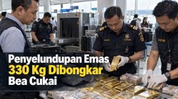 Penyelundupan Emas 330 Kg Dibongkar Bea Cukai