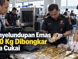 Penyelundupan Emas 330 Kg Dibongkar Bea Cukai