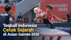 Teqball Indonesia Cetak Sejarah di Asian Games 2026