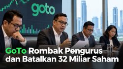 GoTo Rombak Pengurus dan Batalkan 32 Miliar Saham
