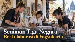 Seniman Tiga Negara Berkolaborasi di Yogyakarta