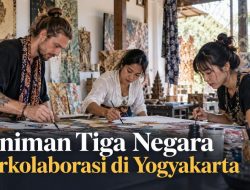 Seniman Tiga Negara Berkolaborasi di Yogyakarta